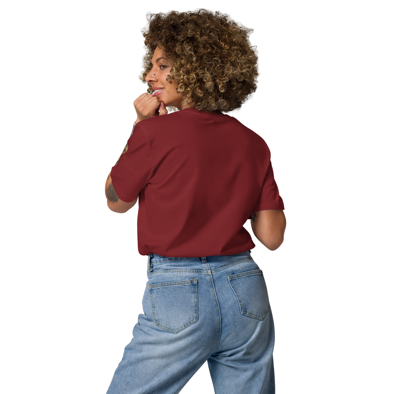 unisex-organic-cotton-t-shirt-burgundy-back-647e7e286403a.png